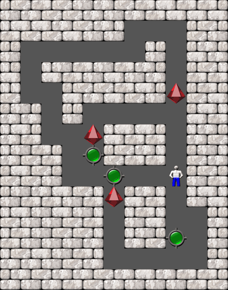 Sokoban Bugs509 collection level 130